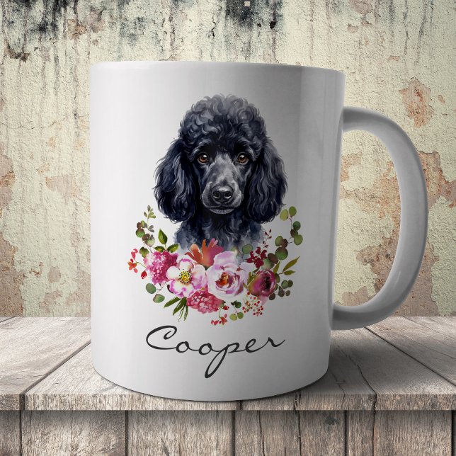Aquarell-Pudel Kaffeetasse (Von Creator hochgeladen)