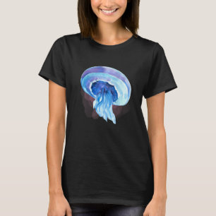 Aquarell Quallen Tiefsee Geschöpfe und Rift T-Shirt