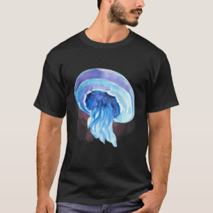 Aquarell Quallen Tiefsee Geschöpfe und Rift T-Shirt