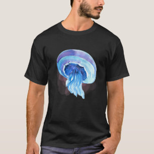 Aquarell Quallen Tiefsee Geschöpfe und Rift T-Shirt