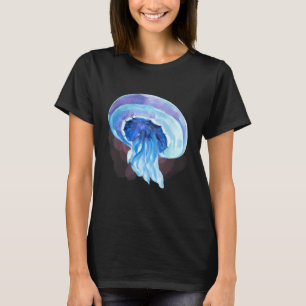 Aquarell Quallen Tiefsee Geschöpfe und Rift T-Shirt