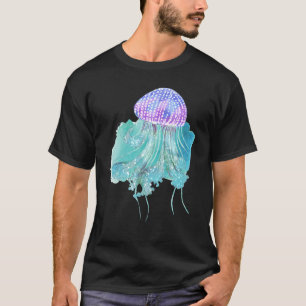 Aquarell Quallen Tiefsee Kreaturen und Rift T-Shirt