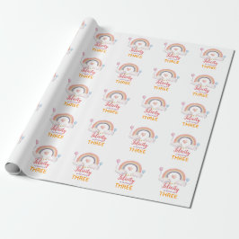 Aquarell-Regenbogen-Party Geschenkpapier