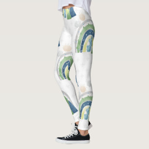 Aquarell-Regenbogenmuster Leggings