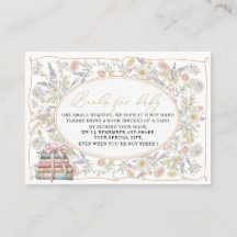 Aquarell Retro-Blumen Schleifenband Baby Shower b