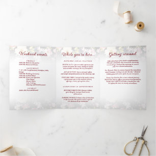 Aquarell Rosa Gelbe Rosen, schwarz verschwommen, H Dreifach-gefaltete Programmkarte