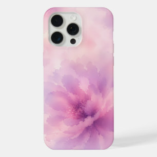 Aquarell-Rosa-Lavendel-Blüten-Abstrakt iPhone 15 Pro Max Hülle