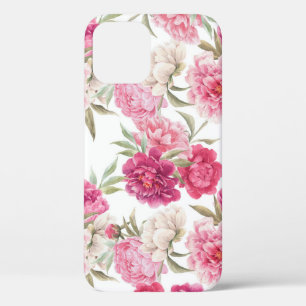 Aquarell-Rosa Pfingstrosen: Florale Eleganz Case-Mate iPhone Hülle