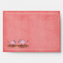 Aquarell rosa Piggies
