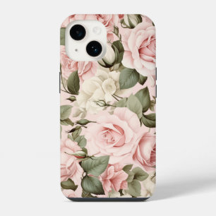 Aquarell-Rosa Rosen iPhone 14 Hülle