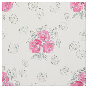 Aquarell Rosa Rosen. Stoff