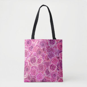 Aquarell-Rosa-Violette-Rosen-Blumenmuster