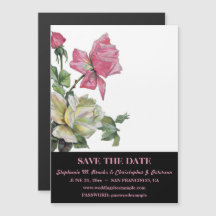 Aquarell-Rose Save the Date/ Website