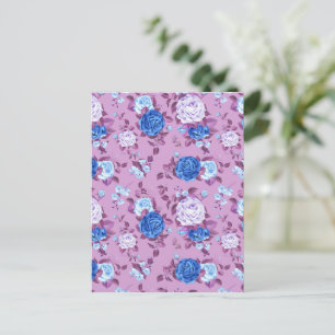 Aquarell-Rosen 18 Postkarte