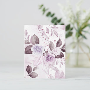 Aquarell-Rosen 2 Postkarte