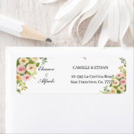Aquarell-Rosen-Hochzeit