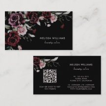 Aquarell-Rosen Schwarzer Hintergrund