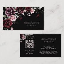 Aquarell-Rosen Schwarzer Hintergrund