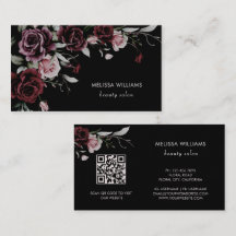 Aquarell-Rosen Schwarzer Hintergrund