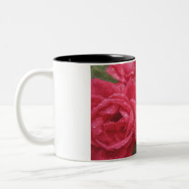 Aquarell-Rosen Zweifarbige Tasse