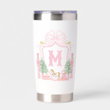 Aquarell-Rosser Nussknacker-Monogrammwappen