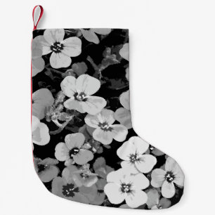 Aquarell Rote Blume 2 Kleiner Weihnachtsstrumpf