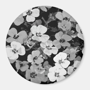 Aquarell Rote Blume 2 Magnet