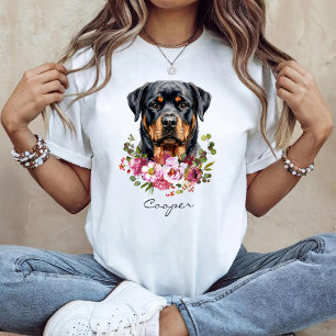 Aquarell-Rottweiler T-Shirt
