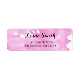 Aquarell-Rückkehr-Aufkleber