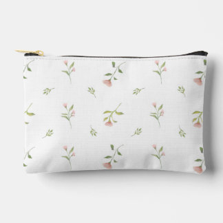 Aquarell rustikale Blüten Zubehörtasche