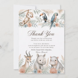 Aquarell-Safari-Baby-Shower-Dankeskarten