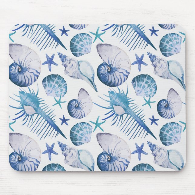 Aquarell-Schalen Mousepad (Vorne)