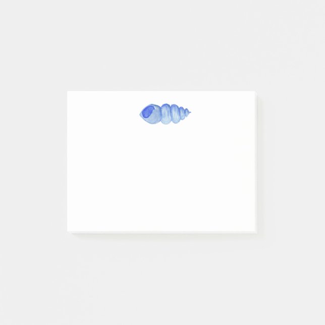 Aquarell-Schalen-Post-it Post-it Klebezettel (Vorderseite)