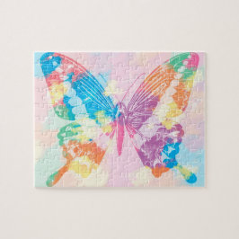 Aquarell-Schmetterling Puzzle