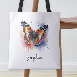 Aquarell Schmetterling Roter Admiral Benutzername 