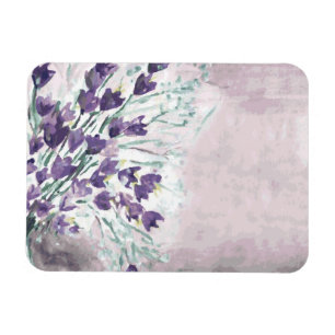 Aquarell-Schmutzhintergrund mit Glocken Magnet
