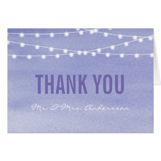 Aquarell-Schnur beleuchtet Hochzeit