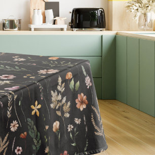 Aquarell Schön Florales Wildblumen Muster Tischdecke