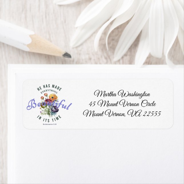 Aquarell-Schöne Blumenschrift (Insitu)