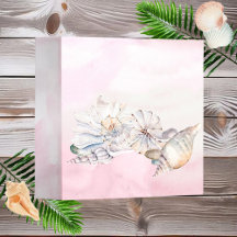 Aquarell Seashells Scrapbook Album