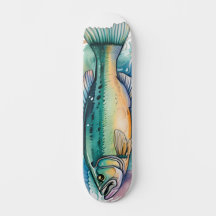 Aquarell-Serie: Bass
