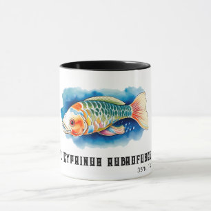 Aquarell-Serie: Koi-Fische Tasse