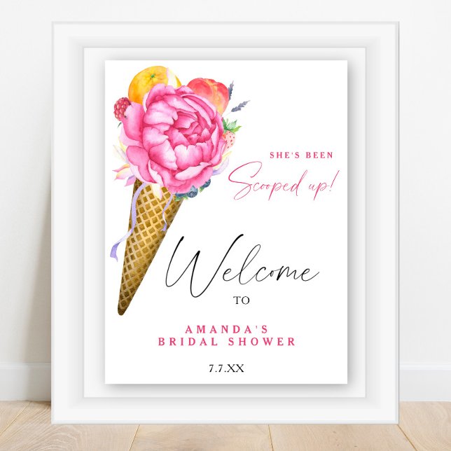 Aquarell Sie wurde ins Brautparty geschossen Poster (Von Creator hochgeladen)