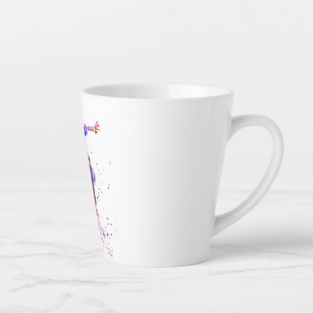 Aquarell-Skater Milchtasse (Rechts)