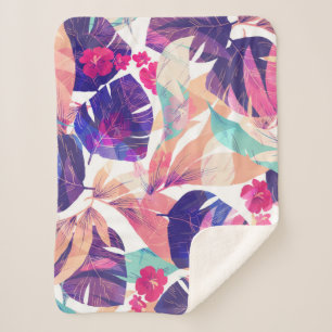 Aquarell Sommer-Blume 2 Sherpadecke