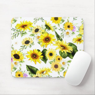 Aquarell Sonnenblume 7 Mousepad