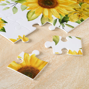 Aquarell Sonnenblume 8 Puzzle