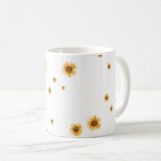 Aquarell-Sonnenblumen Kaffeetasse