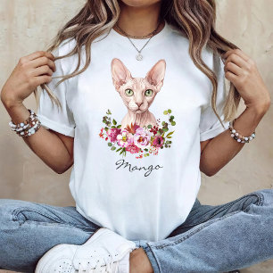 Aquarell Sphynx-Katze T-Shirt