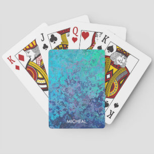 Aquarell-Splash-Design   Spielkarten